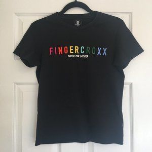 FINGERCROXX Black & Rainbow T-Shirt